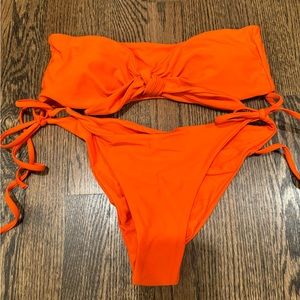 Orange bikini size medium